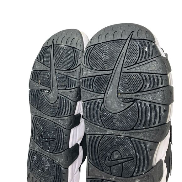 Nike Air Sandals Mens 12 Black White More Uptempo Slide Cushioned Gym FJ2708-001 main image 13